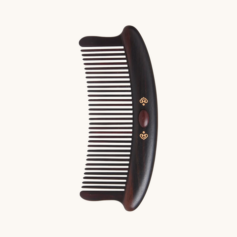Wooden Hair Comb Artisan Comb - As My Wish