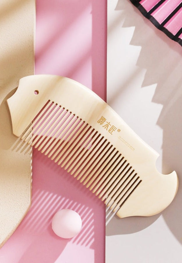 Handcraft Natural Wood Hair Comb