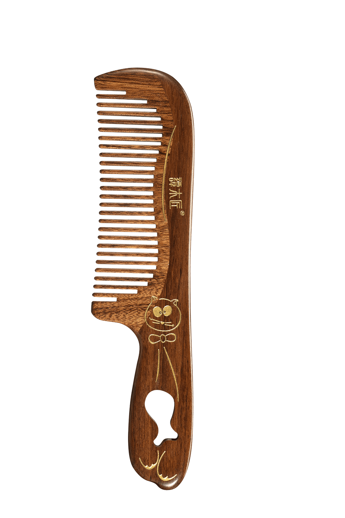 Peigne à cheveux mignon en forme de chat