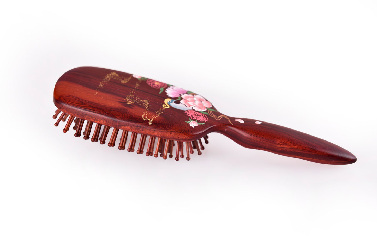 Brosse à cheveux en rosewood précieux (Pavoine d'Argus)
