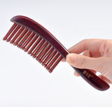 Rosewood Hair Brush teeth inserted