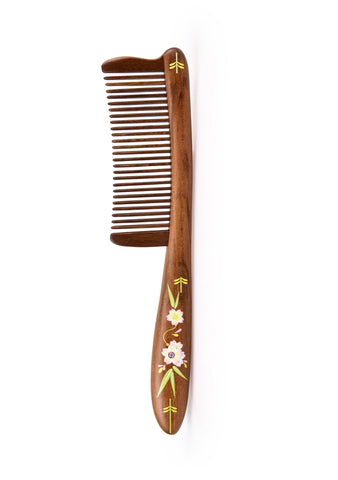 Peach Blossom Hair Comb