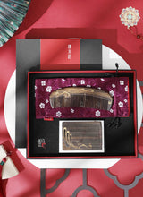 Coffret de peignes à cheveux paon