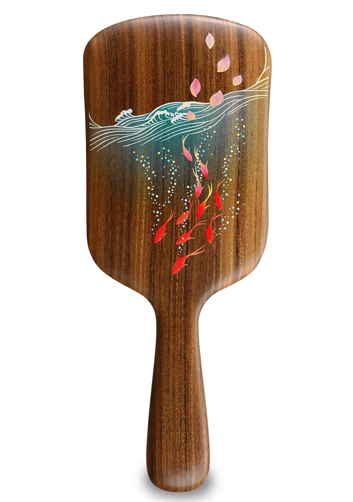 Carp jumping  Paddle hair brush