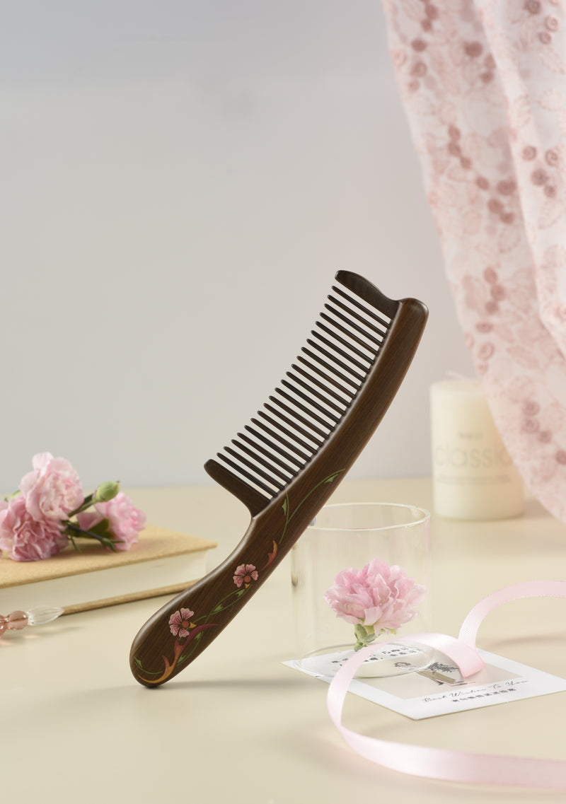Carnation Hair Comb