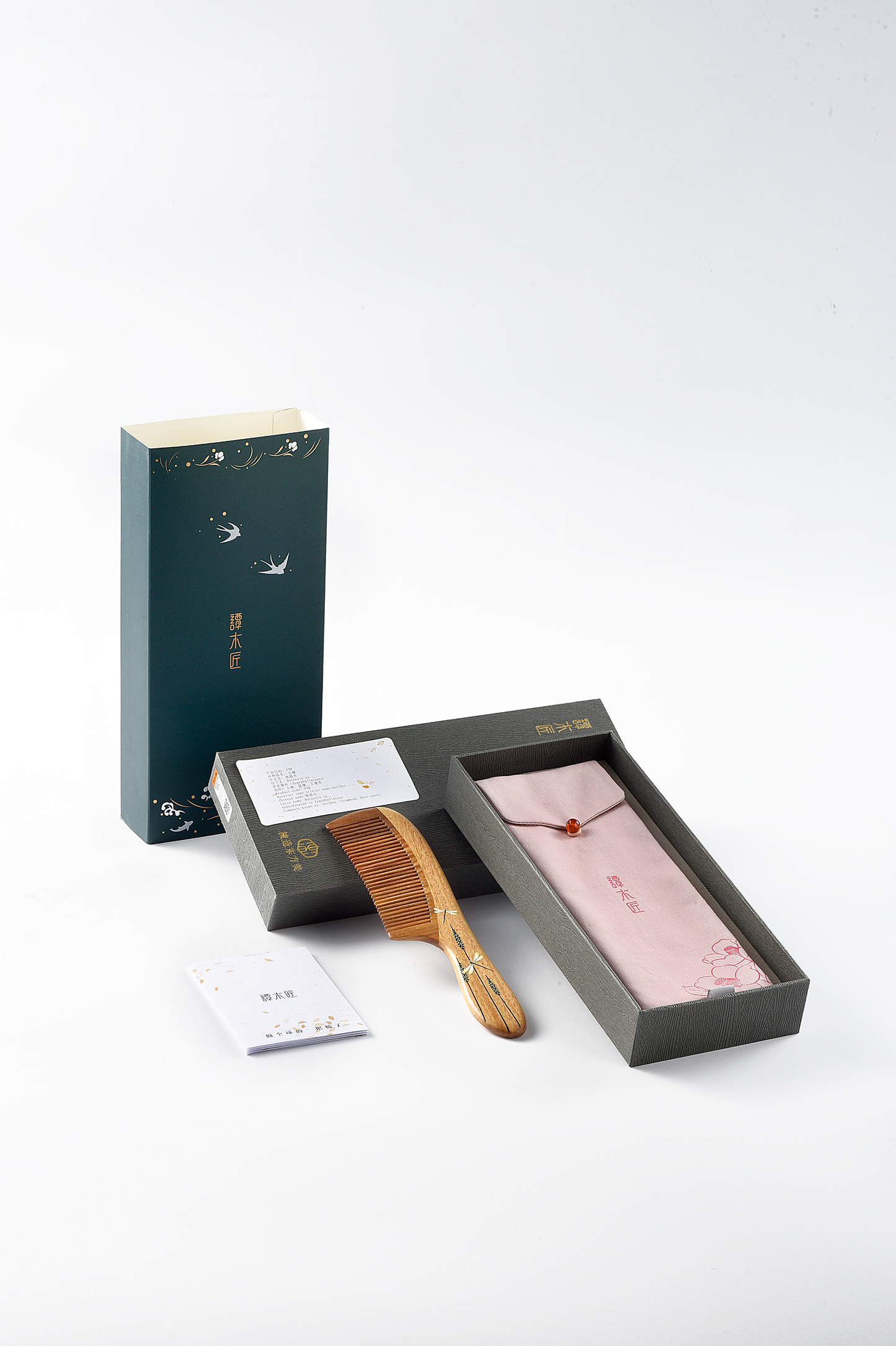 Wooden Comb Dragonfly Grace