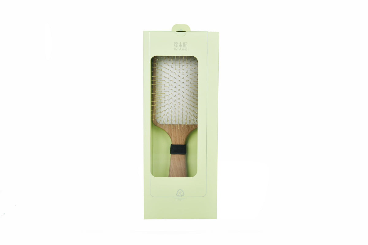 FSC Certified Beech Wood Metal Pin hairbrush