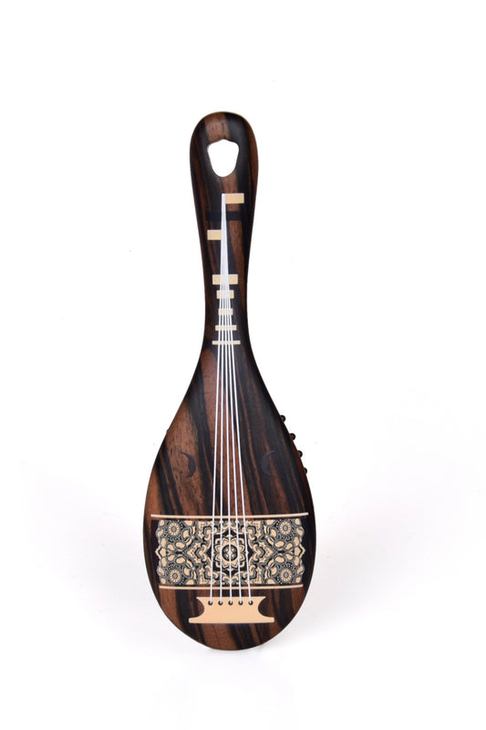 Ebony Lute Hair Brush