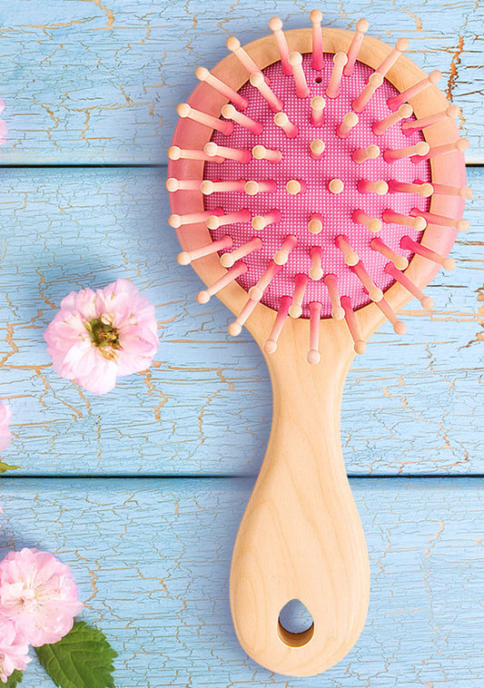 Pink Paddle Hair Brush